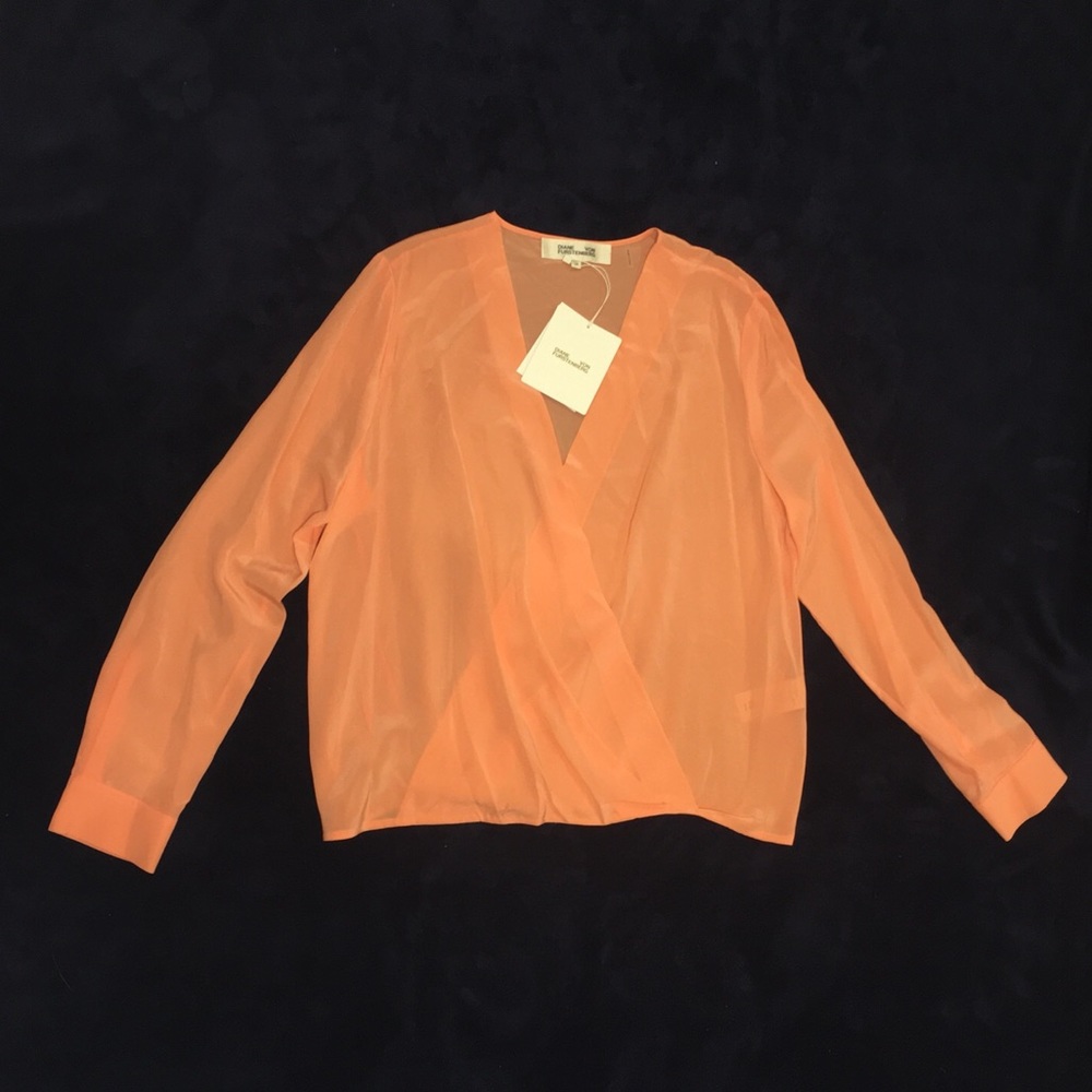 NWT diane von furstenberg Blouse